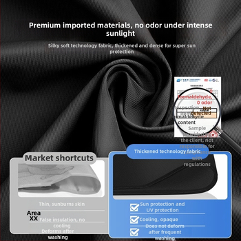 Mai ruichi Auto zavjese za prozore tipa tračnica, debela neprozirna tkanina, universalno za automobile i terenska vozila, visića instalacija