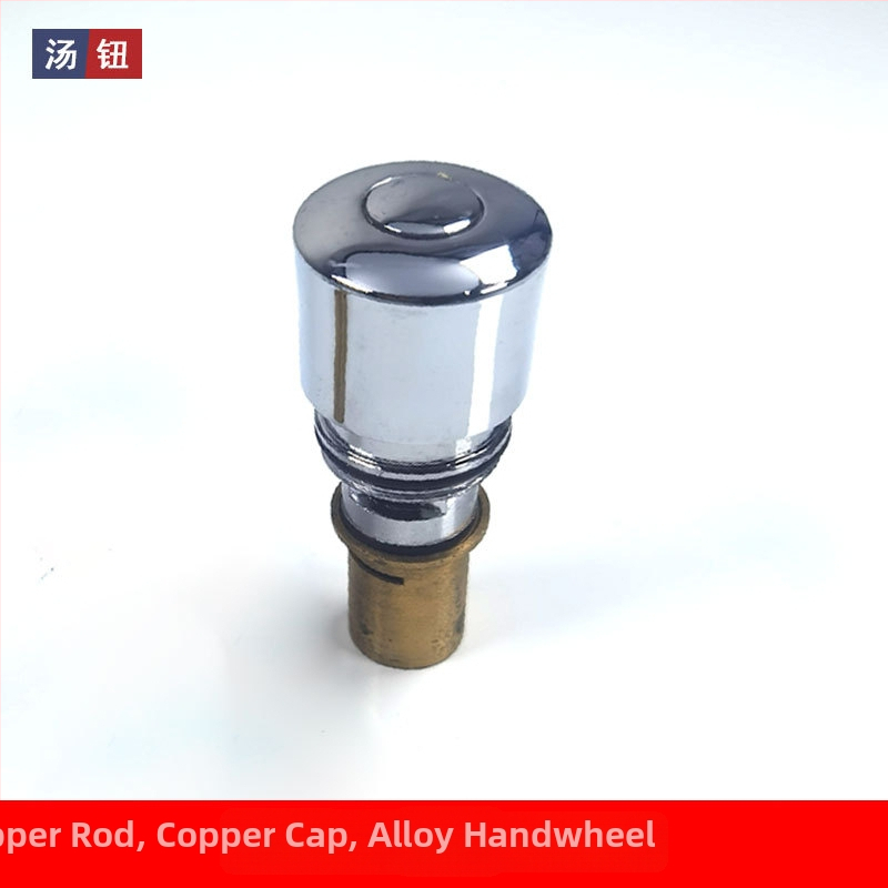 Kohútik s tlačidlovým oneskorením, samouzatvárací ventil pre splachovanie, šesťuholníkový jadrový ventil, model 02-09, meď