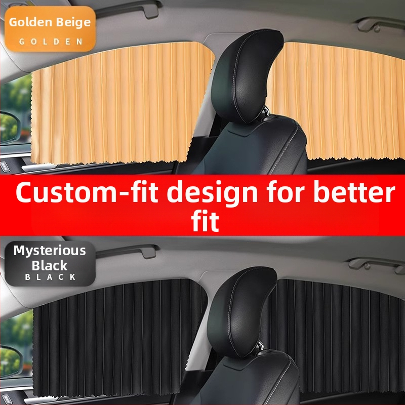 Auto zavjese i sjenilice — debele neprozirne, visići sustav montaže, univerzalno za automobile i terenska vozila