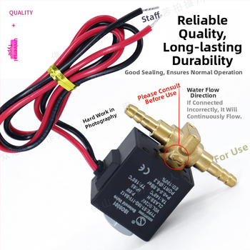 Аксесоари за стоматологичен стол — DC24V соленоиден клапан за водоснабдяване и промиване, електронно управление