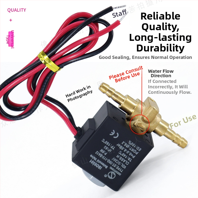 Аксесоари за стоматологичен стол — DC24V соленоиден клапан за водоснабдяване и промиване, електронно управление