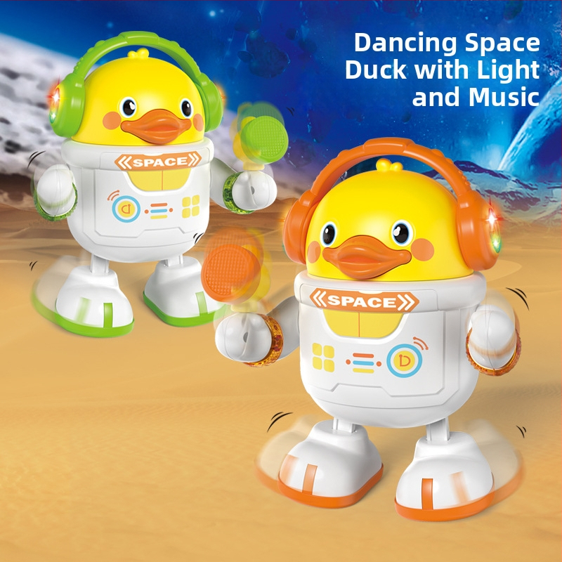 Električni edukativni robot-igrač za predškolce sa zvukom i svjetlom, muzika i ples, ABS materijal, za djecu 4–6 godina, bez memorije