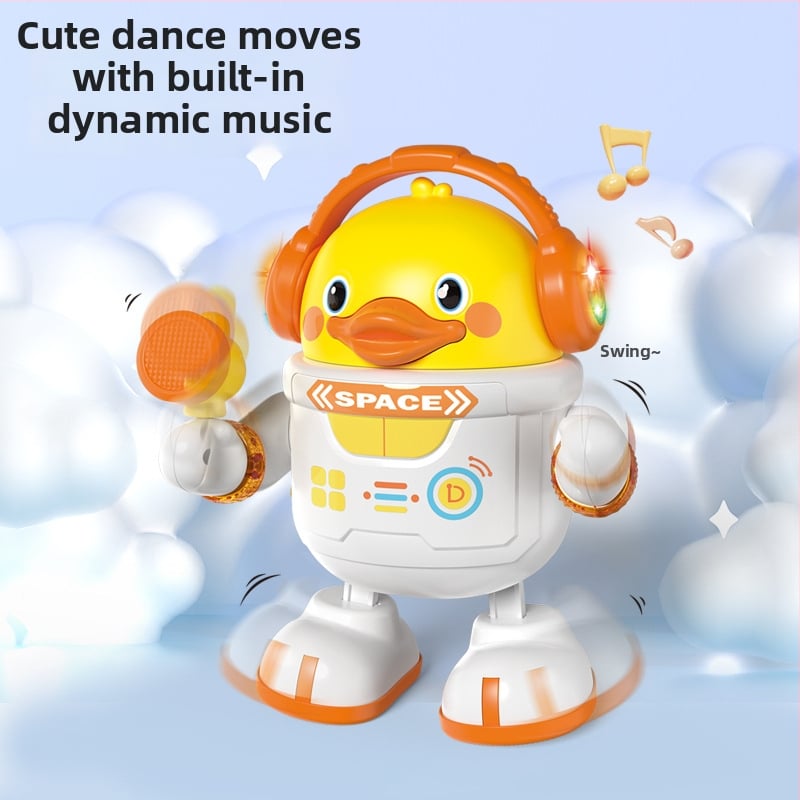 Električni edukativni robot-igrač za predškolce sa zvukom i svjetlom, muzika i ples, ABS materijal, za djecu 4–6 godina, bez memorije