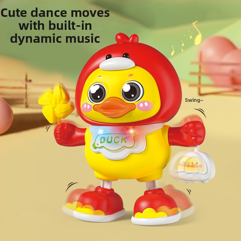 Električni edukativni robot-igrač za predškolce sa zvukom i svjetlom, muzika i ples, ABS materijal, za djecu 4–6 godina, bez memorije