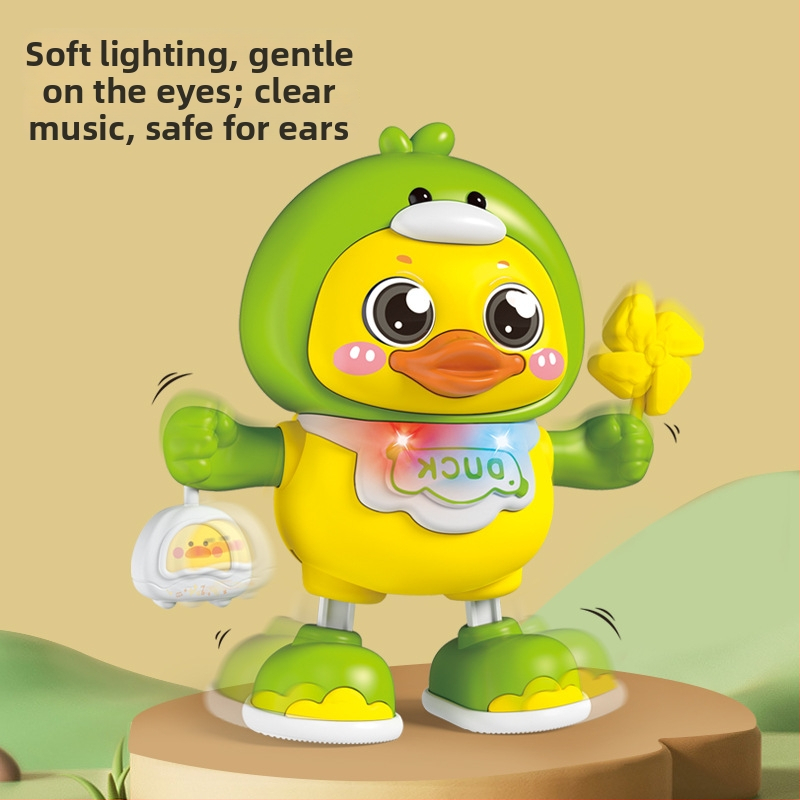 Električni edukativni robot-igrač za predškolce sa zvukom i svjetlom, muzika i ples, ABS materijal, za djecu 4–6 godina, bez memorije