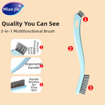 Miaojie perie antibacteriană pentru încălțăminte cu peri dure – plastic, pachet de 36 bucăți, pentru bucătărie, pantofi, rufe și baie