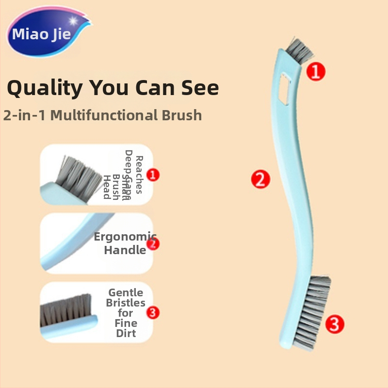 Miaojie perie antibacteriană pentru încălțăminte cu peri dure – plastic, pachet de 36 bucăți, pentru bucătărie, pantofi, rufe și baie