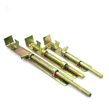 Vasajtók pillangózár vasból – kettős faajtókhoz, függőleges zár és kinyúló vízszintes zár