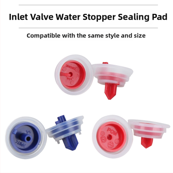 Kit garnituri pentru toaletă cu etanș la apă și tampoane din silicon; materiale: silicon, ABS, POM; procesare: turnare prin injecție + prelucrare; număr produs 380