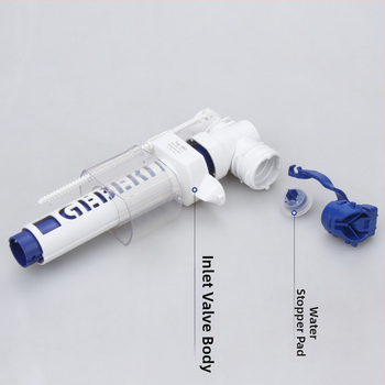 Kit garnituri pentru toaletă cu etanș la apă și tampoane din silicon; materiale: silicon, ABS, POM; procesare: turnare prin injecție + prelucrare; număr produs 380