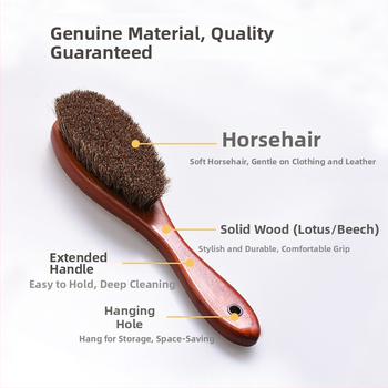 Četka za cipele s konjskom dlakom i masivnim drvetom, drvena drška, japanski stil (vodootporna; dekontaminacija; zaštita od prljavštine; prilagodba dostupna)