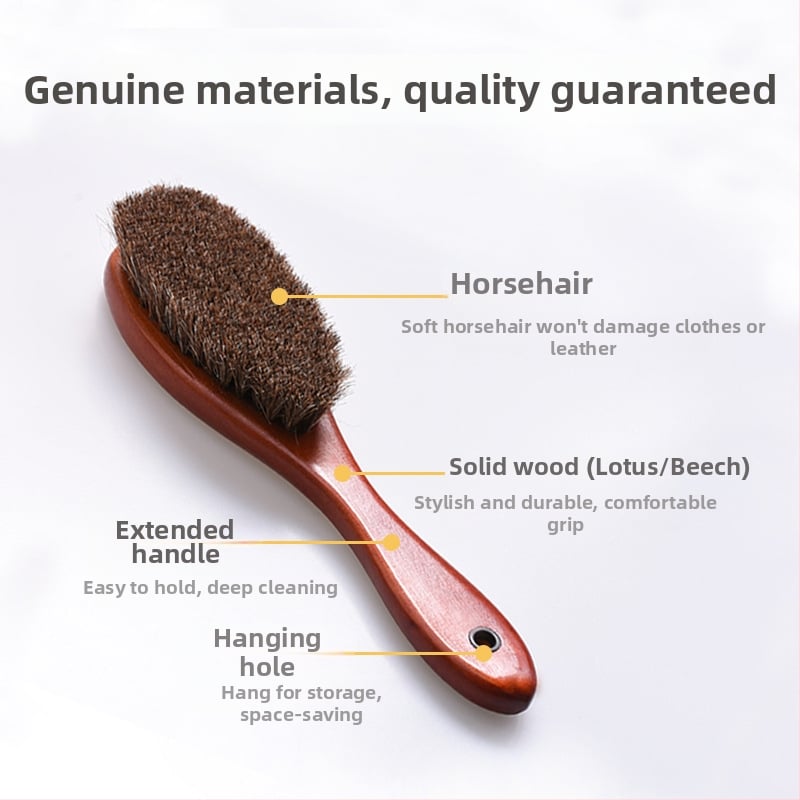 Četka za cipele s konjskom dlakom i masivnim drvetom, drvena drška, japanski stil (vodootporna; dekontaminacija; zaštita od prljavštine; prilagodba dostupna)