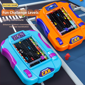 Dječja prijenosna konzola za utrke – plastika, za djecu 4–6 godina, vježbanje koordinacije ruka-oko, interaktivna igra roditelj-dijete