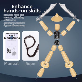 Plastična društvena igra za djecu 4–6 godina, s borbenim režimom i interaktivnom igrom, potiče razmišljanje, koordinaciju ruka-oko i kognitivne sposobnosti.