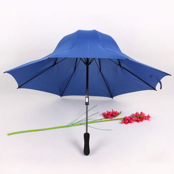 Kišobran u obliku Top Hat s pagodnim oblikom, 8 rebara, šipka od legure, vlaknaste rebarske letvice, navlaka od Impact Cloth, držač od plastike, ručno otvaranje i zatvaranje, mogućnost prilagođavanja