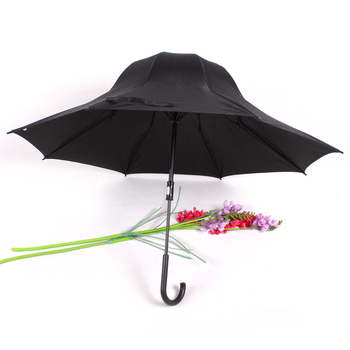 Kišobran u obliku Top Hat s pagodnim oblikom, 8 rebara, šipka od legure, vlaknaste rebarske letvice, navlaka od Impact Cloth, držač od plastike, ručno otvaranje i zatvaranje, mogućnost prilagođavanja