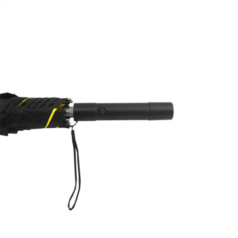 Kišobran za kišu i sunce s dugom drškom — okvir sa 8 žica, automatsko otvaranje, šipka od legure, plastična drška