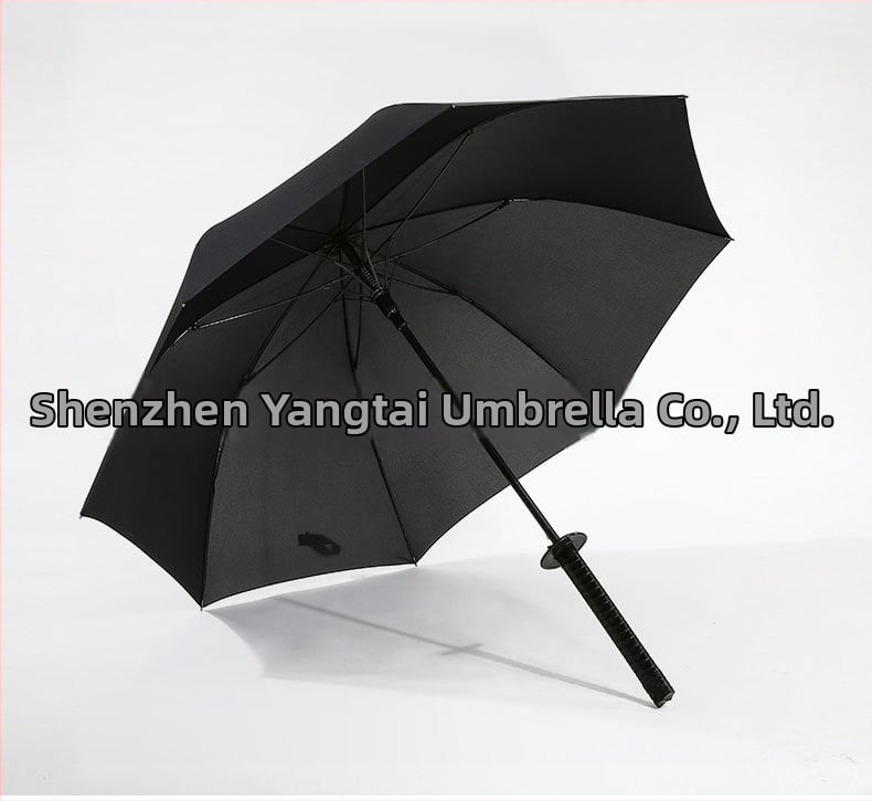 Ομπρέλα με μακριά λαβή, 8 ινώδεις ράβδες, αυτόματο άνοιγμα, κάλυμμα από πολυεστέρα 190T, πλαστικό χερούλι