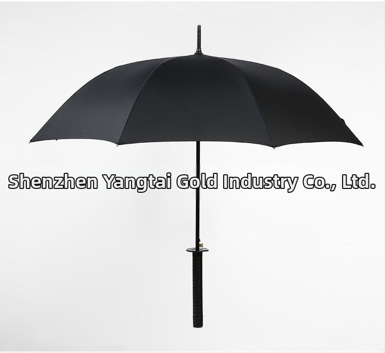 Ομπρέλα με μακριά λαβή, 8 ινώδεις ράβδες, αυτόματο άνοιγμα, κάλυμμα από πολυεστέρα 190T, πλαστικό χερούλι