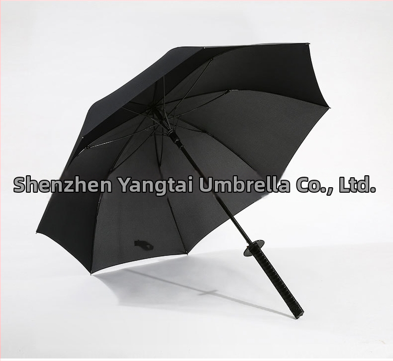 Ομπρέλα με μακριά λαβή, 8 ινώδεις ράβδες, αυτόματο άνοιγμα, κάλυμμα από πολυεστέρα 190T, πλαστικό χερούλι