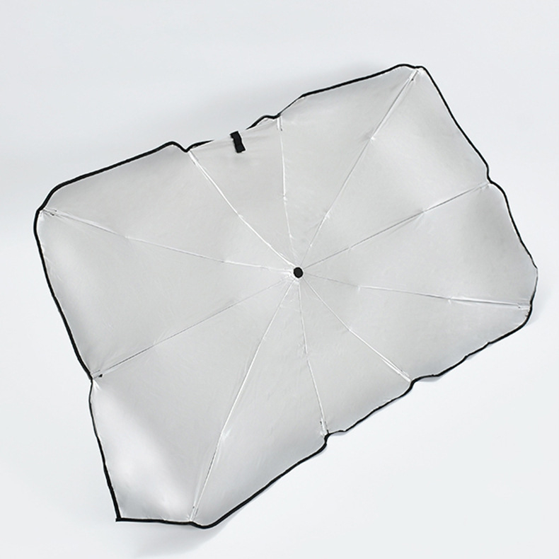 Automobilski kišobran s 10 rebara, rebara od vlakana, čelična osovina, gumeni držač