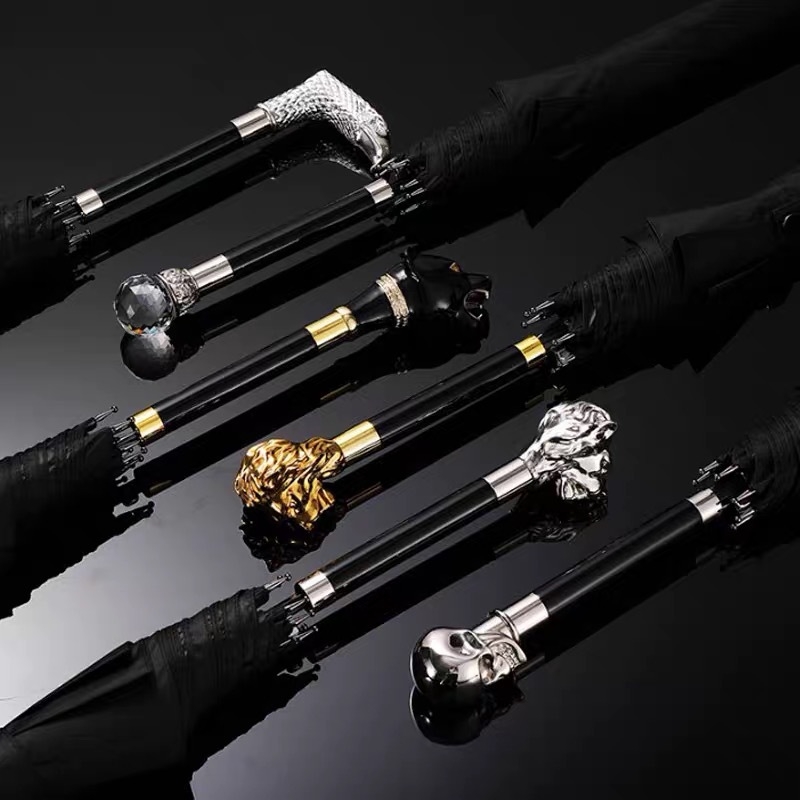 Διαφημιστική ομπρέλα με 8 βραχίονες από αλουμίνιο, λαβή από αλουμίνιο, αυτόματο άνοιγμα, μακρύ χερούλι, ύφασμα 190T