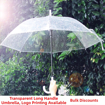 Ομπρέλα με μακριά λαβή, σιδερένιες ακτίνες και άξονα, πλαστικό κάλυμμα, χειροκίνητο άνοιγμα, ημι-αυτόματο κλείσιμο, δυνατότητα εκτύπωσης λογοτύπου