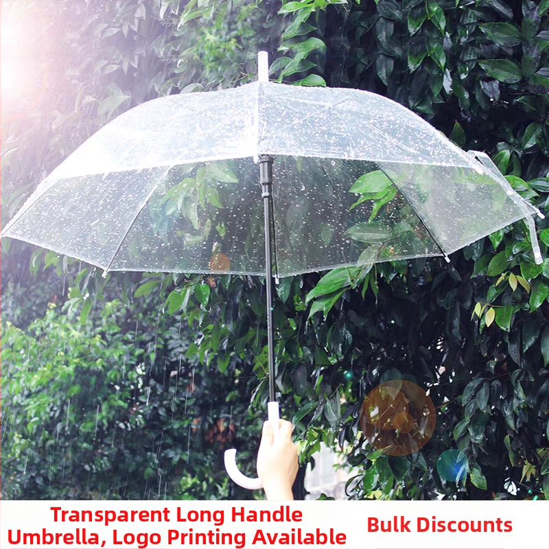 Ομπρέλα με μακριά λαβή, σιδερένιες ακτίνες και άξονα, πλαστικό κάλυμμα, χειροκίνητο άνοιγμα, ημι-αυτόματο κλείσιμο, δυνατότητα εκτύπωσης λογοτύπου