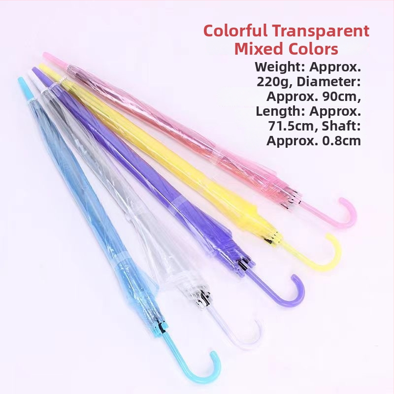 Ομπρέλα με μακριά λαβή, σιδερένιες ακτίνες και άξονα, πλαστικό κάλυμμα, χειροκίνητο άνοιγμα, ημι-αυτόματο κλείσιμο, δυνατότητα εκτύπωσης λογοτύπου