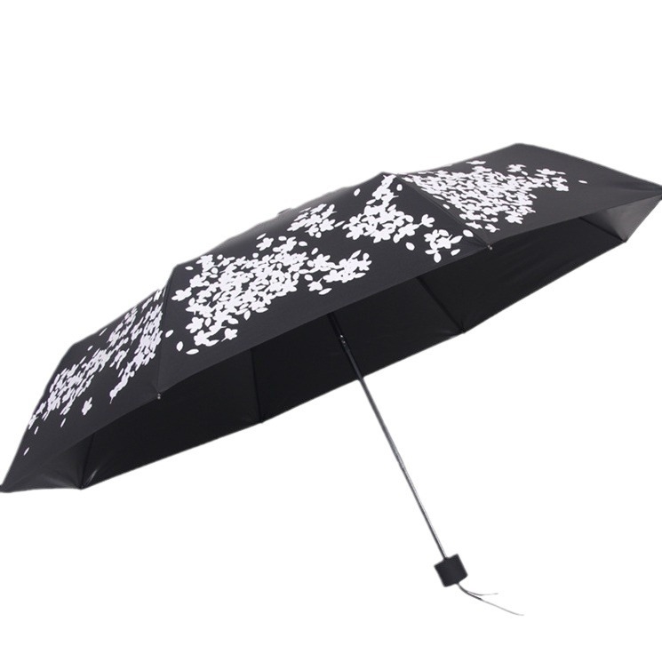 Automatsko otvaranje, trodijelni kišobran, motiv životinja s cvjetovima trešnje, UV zaštita, mogućnost prilagodbe logotipa