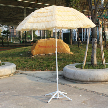 Suncobran s poliestrom, 8 čeličnih rebara, UPF > 50, ručno otvaranje zatvaranje