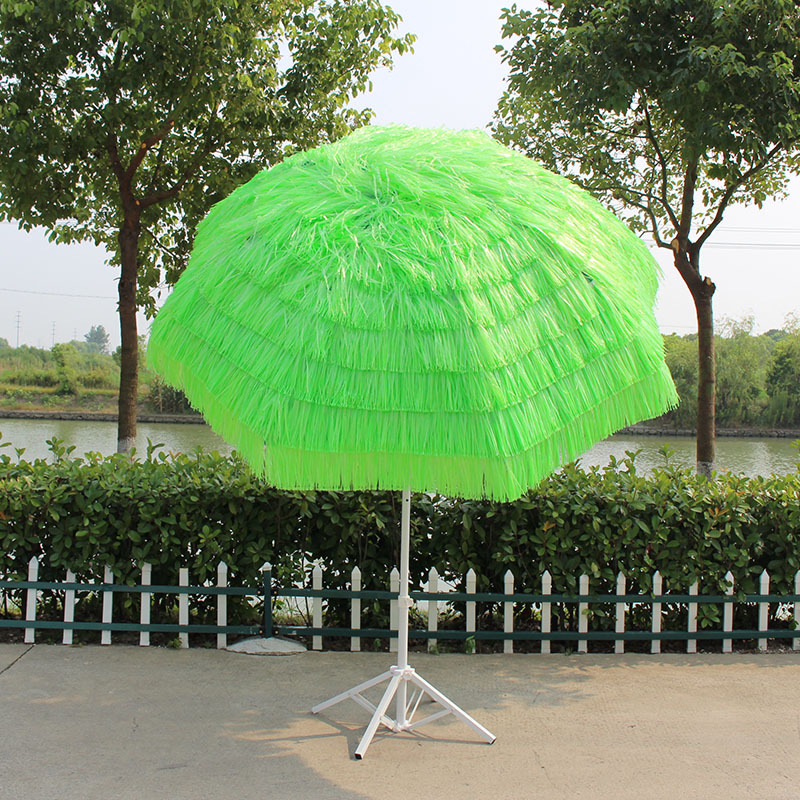 Suncobran s poliestrom, 8 čeličnih rebara, UPF > 50, ručno otvaranje zatvaranje