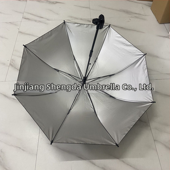 Otklonjivi sklopivi plažni kišobran s 8 metalnih rebara, automatsko otvaranje, mogućnost prilagođavanja logotipa, poliesterno platno, gustoća 170T