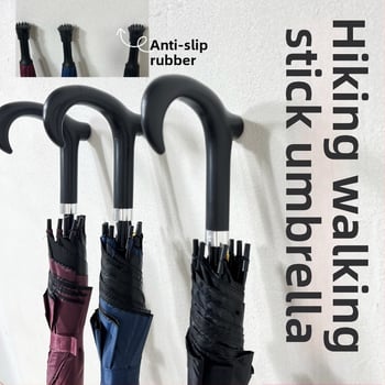 Dugi kišobran s automatskim otvaranjem, 8 vlaknastih rebara, vlaknasti štap, plastična drška, 190T tkanina, otporan na vjetar i kišu, moguć tisk loga, promotivni poklon