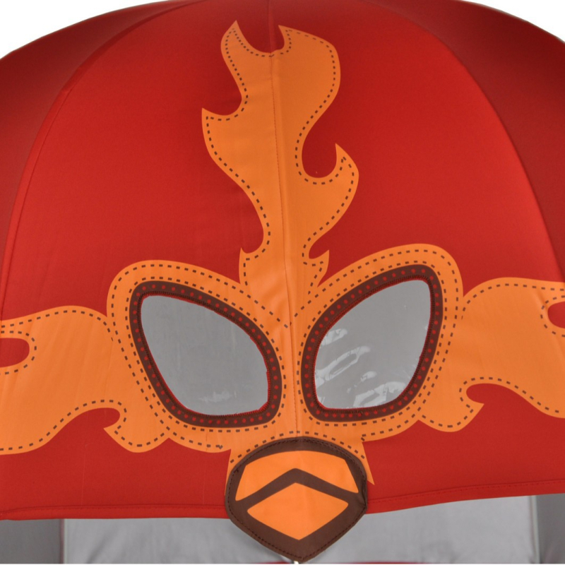 Dječji kišobran-s kaciga s UV zaštitom, aluminijske rebra, drvena ručka, ručno otvaranje i zatvaranje, mogućnost logotipa
