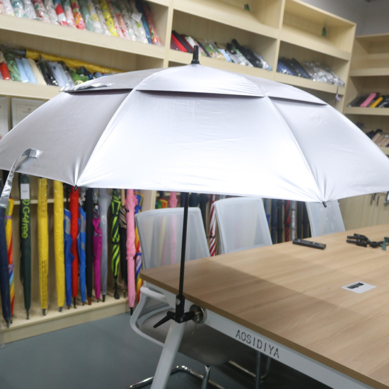 Magnetski golf kišobran s dvostrukom zaštitom od sunca i kiše, 8 rebara od vlaknastog materijala, automatsko otvaranje, ručka od legure