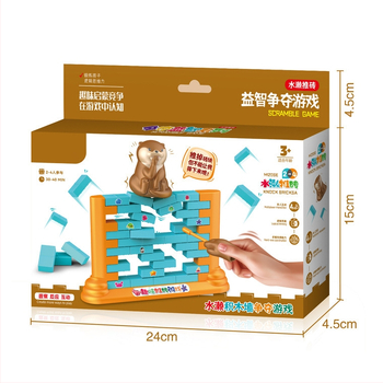 Igra za dvije osobe — zidni građevinska stolna igra za djecu, interaktivna edukativna, plastika, Star Alliance, dob 4–6 godina