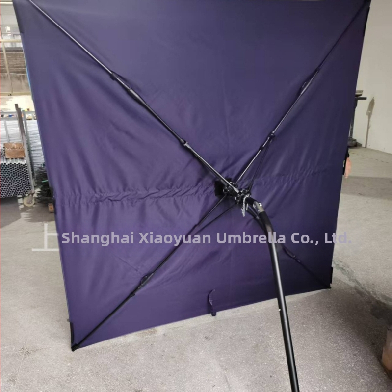 Barijera u obliku kišobrana s vlaknastim rebara i čeličnim okvirom, sklopiva, ručno otvaranje i zatvaranje, poliester tkanina