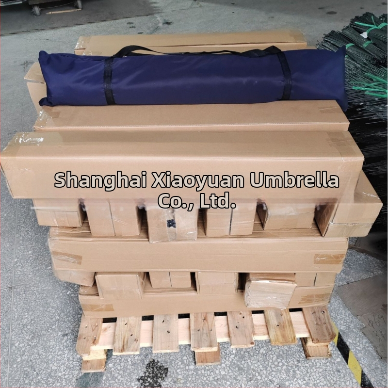 Barijera u obliku kišobrana s vlaknastim rebara i čeličnim okvirom, sklopiva, ručno otvaranje i zatvaranje, poliester tkanina