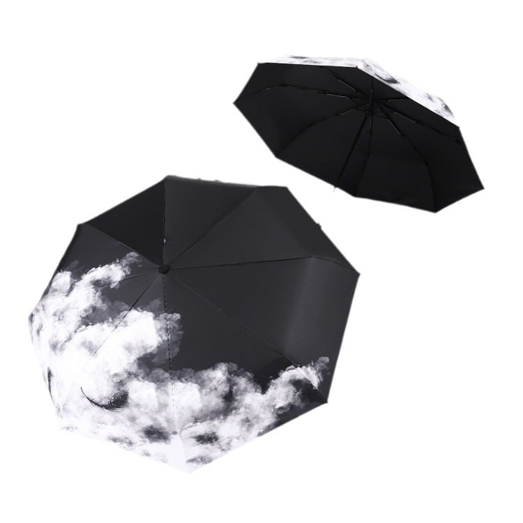 Reklamni kišobran s otiskom logotipa, tkanina Vinyl 190t, rebra od vlakana, aluminijski štap, automatsko otvaranje