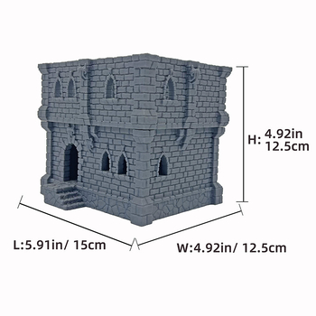 DnD stolne poliedrične kocke rekvizite — plastični DIY dodatak za stolne igre, za uzrast 14+