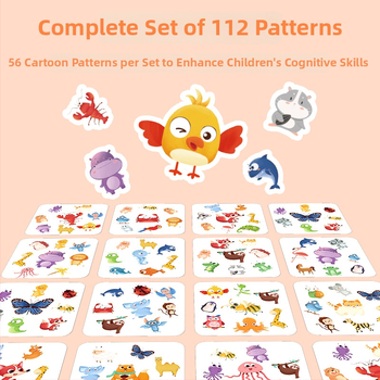 Edukativna kartična igra za djecu — kartice za podudaranje i koncentraciju, papir, Magnet Cube, družtvena igra s kartama, uzrast 7–14 godina