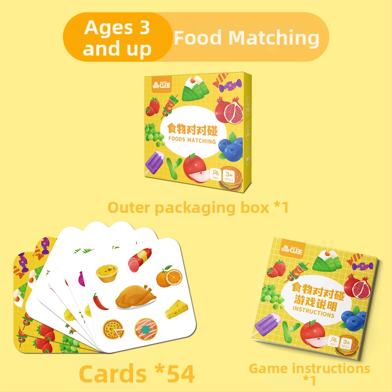 Edukativna kartična igra za djecu — kartice za podudaranje i koncentraciju, papir, Magnet Cube, družtvena igra s kartama, uzrast 7–14 godina