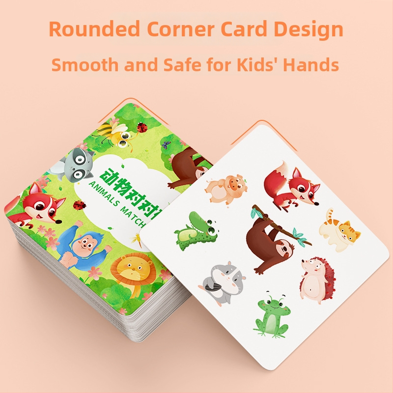 Edukativna kartična igra za djecu — kartice za podudaranje i koncentraciju, papir, Magnet Cube, družtvena igra s kartama, uzrast 7–14 godina