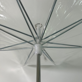 Parasol za kućne ljubimce za vanjsku upotrebu — plastični pokrov, čelične rebra, čelična šipka, bez ručke, kreativan dizajn