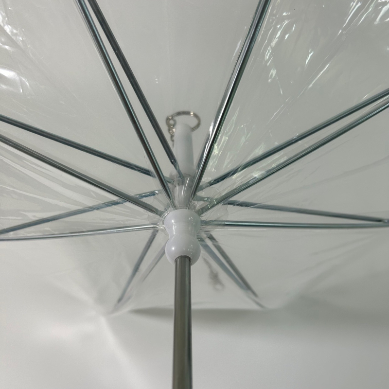 Parasol za kućne ljubimce za vanjsku upotrebu — plastični pokrov, čelične rebra, čelična šipka, bez ručke, kreativan dizajn