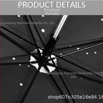 LED osvijetljeni kišobran sa srednjim drškom, automatsko otvaranje, ručno zatvaranje, 8 rebara od vlakana, EVA osovina, mogućnost prilagođenog logotipa