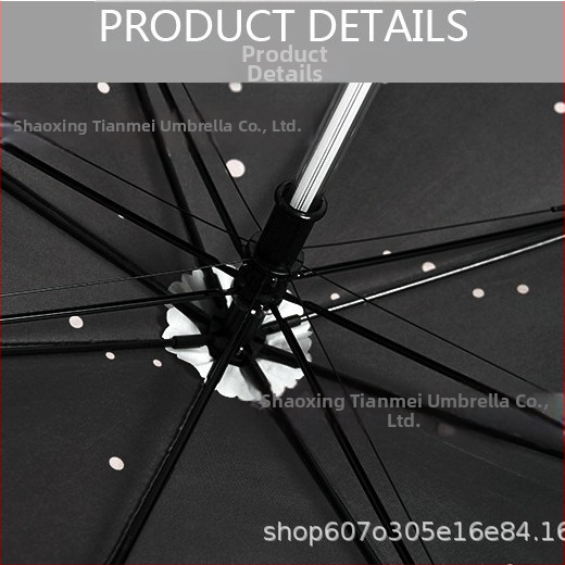 LED osvijetljeni kišobran sa srednjim drškom, automatsko otvaranje, ručno zatvaranje, 8 rebara od vlakana, EVA osovina, mogućnost prilagođenog logotipa