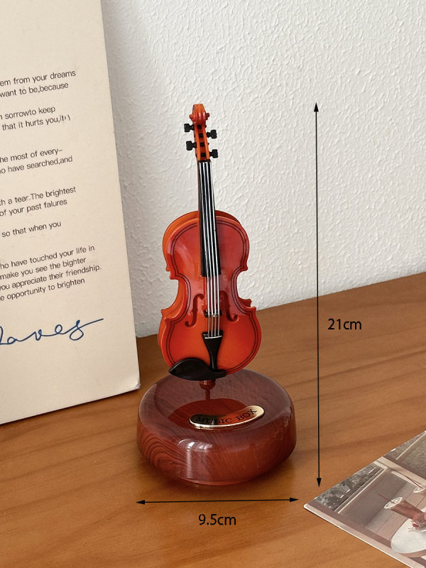 Kutija za violinu s glazbom – retro dekor, plastika; Marka: Other; IP odobrenje: Ne; Logo: Ne