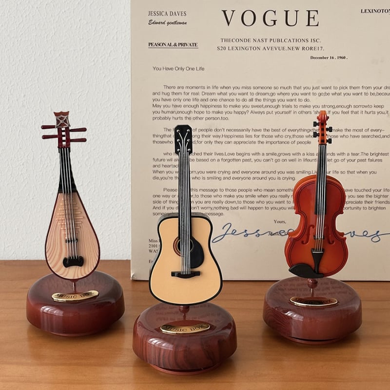 Kutija za violinu s glazbom – retro dekor, plastika; Marka: Other; IP odobrenje: Ne; Logo: Ne